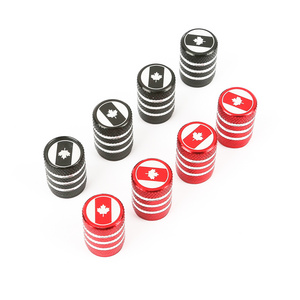 TRY Aluminum Car Tire Valve Stem Caps Aluminum Tire Screw Valve Cap