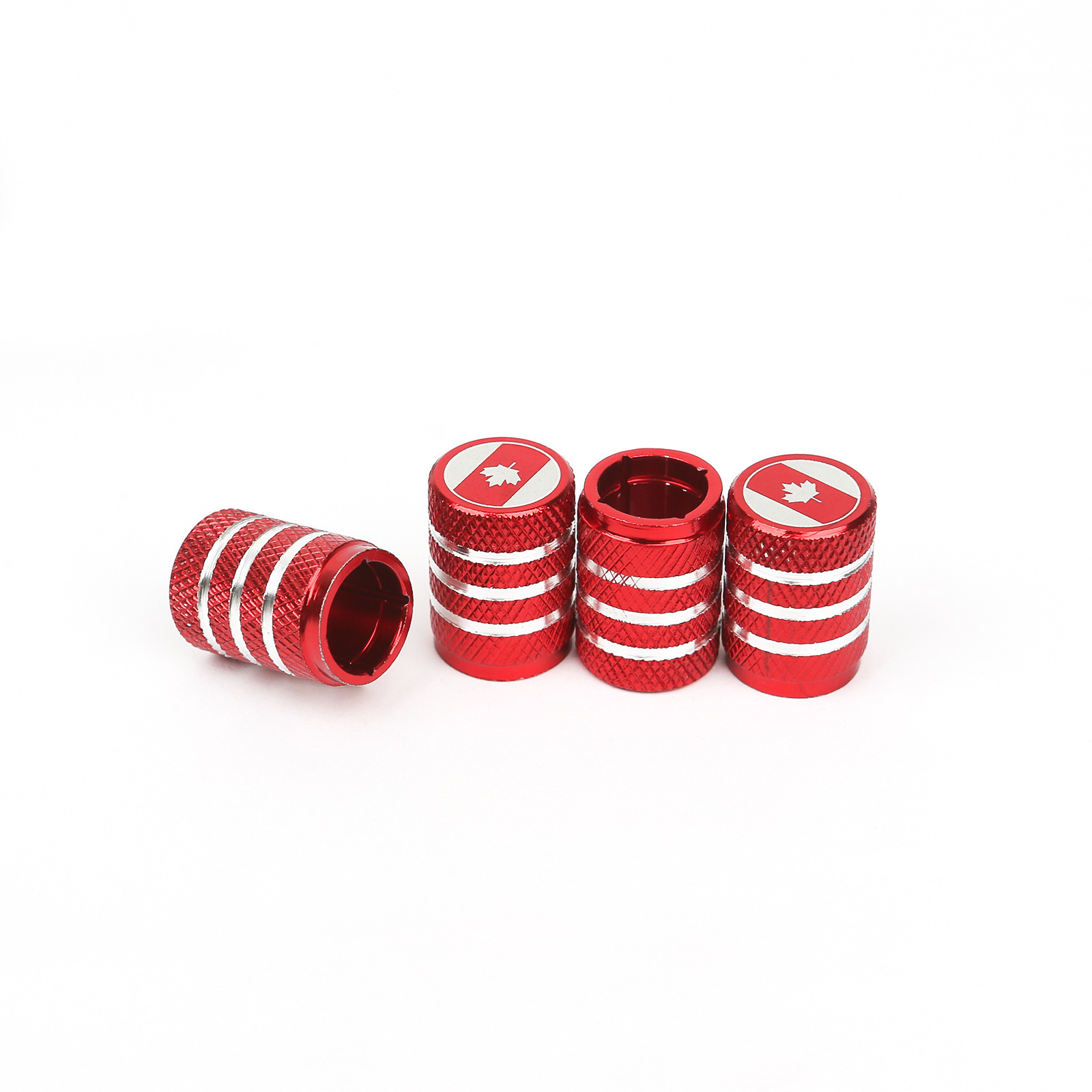 TRY Aluminum Car Tire Valve Stem Caps Aluminum Tire Screw Valve Cap