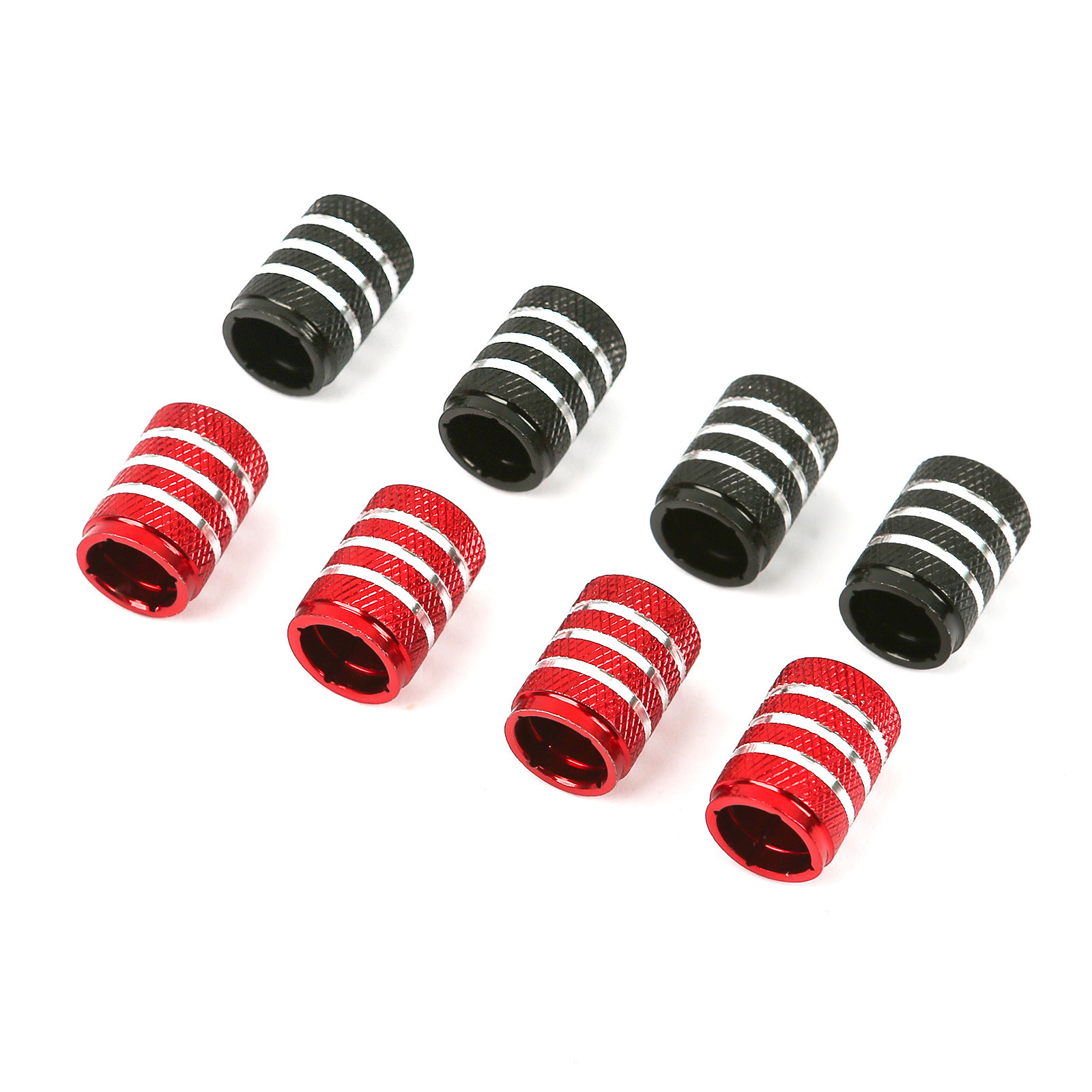 TRY Aluminum Car Tire Valve Stem Caps Aluminum Tire Screw Valve Cap