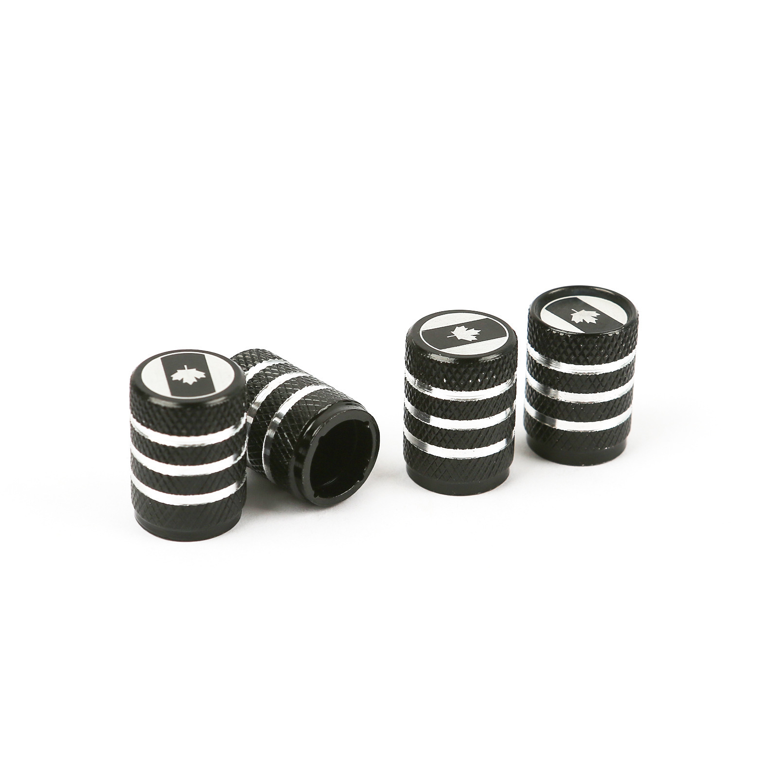 TRY Aluminum Car Tire Valve Stem Caps Aluminum Tire Screw Valve Cap