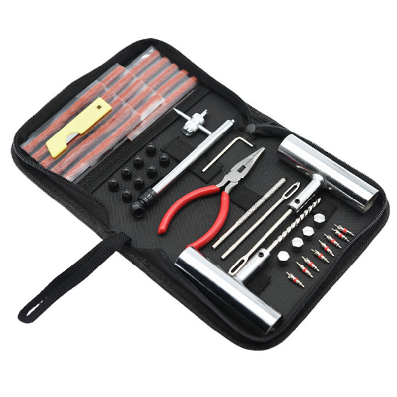 46 PCS Heavy Duty Tire Repair Kit Auto Large Tyre Puncture Repair Set Car Tire Repair Tools