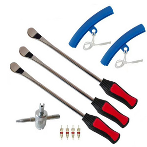 10 Pcs Professional Tire Dismounting Mounting Kit Tyre Spoon Lever Tools Rim Protector Sheaths Tire Change Tool Set