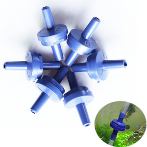 Plastic One Way Non-return Aquarium Air Pump Check Valves for Fish Tank