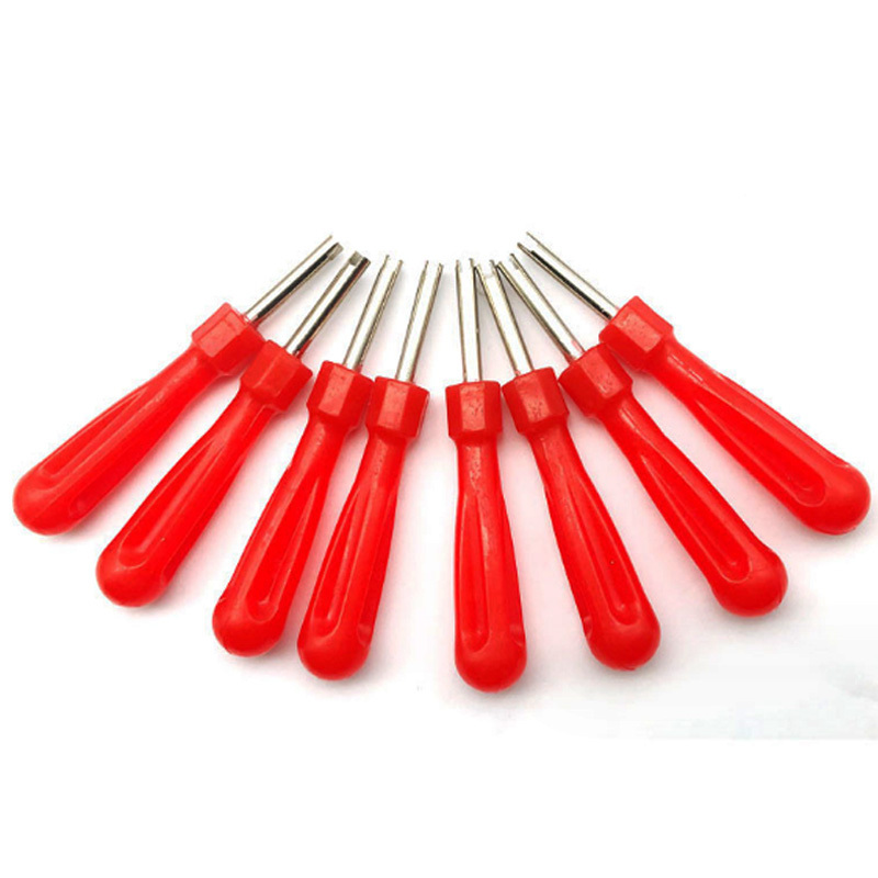 OEM Logo Plastic Handle Car Bicycle  Motorcycle Tire Valve Repair Tool Valve Core Remover Install Remove Tool