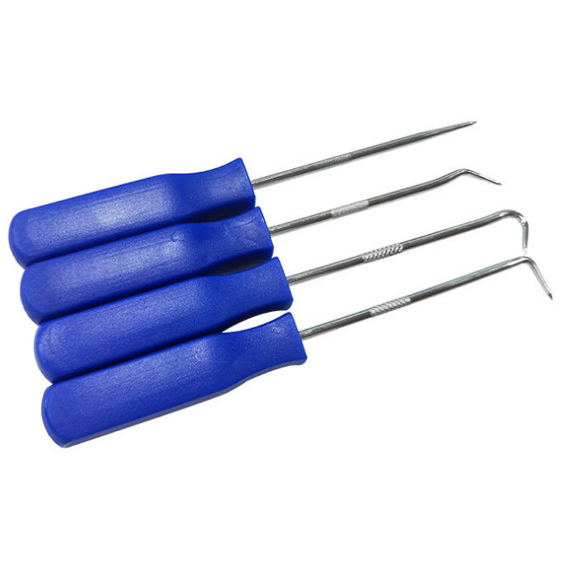 4 Pieces Car Remover Tool Set O Ring Oil Seal Gasket Puller Remover Auto Hook And Mini Pick Kit