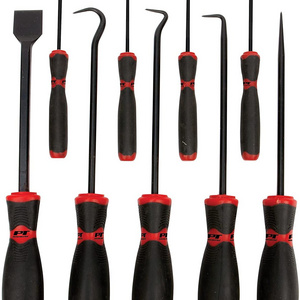 Pick and Hook Set with Scraper, 9-Piece Precision Automotive Tools for Removal Installation of O Rings Seals Bushes