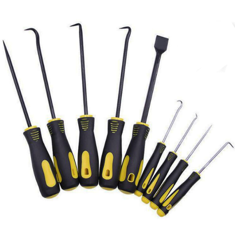 Auto Repair Tool Hook & Pick Set 9 Pcs O-Ring Oil Seal Removal Gasket Puller Remover Kit