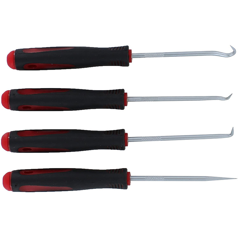 Pick and Hook Set with Scraper, 9-Piece Precision Automotive Tools for Removal Installation of O Rings Seals Bushes