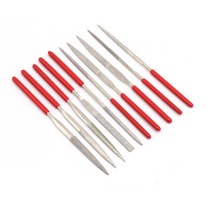 10 pcs Diamond Needle File Set, Jewelers Hand Files Tool Kit for Metal Ceramic Stone Jewelry Rough Carving Glass Filing