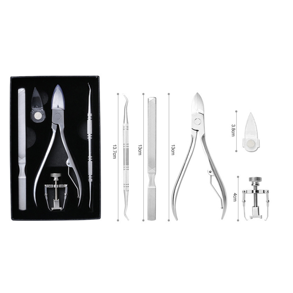 5Pcs/set Ingrown Toenail Tools Kit Premium Nail Treatment Foot Tool