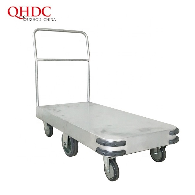 Heavy Duty Industrial Metal Warehouse Cargo Trolley,supermarket warehouse cart,platform trolleys