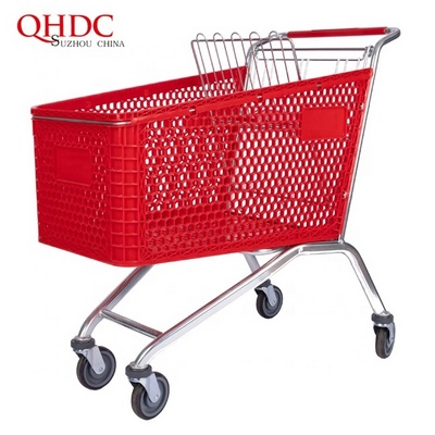 supermarket cart plastic trolly plastic shopping trolley with child seat