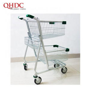 commercial metal carritos shopping cart used supermarket trolley