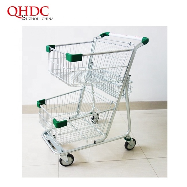 commercial metal carritos shopping cart used supermarket trolley