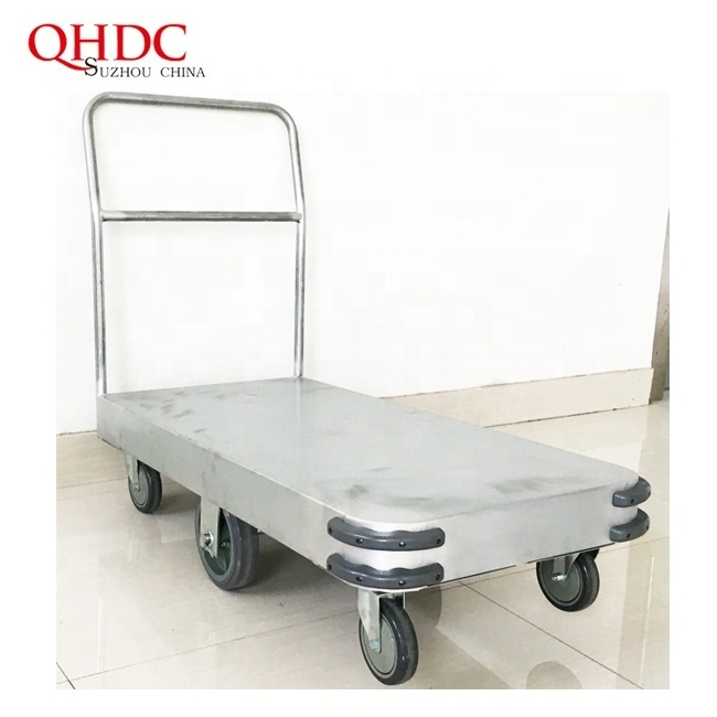 Heavy Duty Industrial Metal Warehouse Cargo Trolley,supermarket warehouse cart,platform trolleys