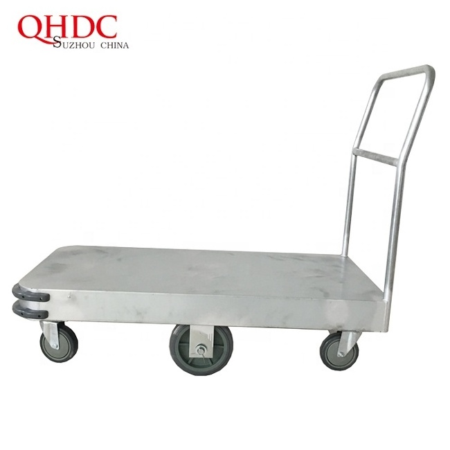 Heavy Duty Industrial Metal Warehouse Cargo Trolley,supermarket warehouse cart,platform trolleys