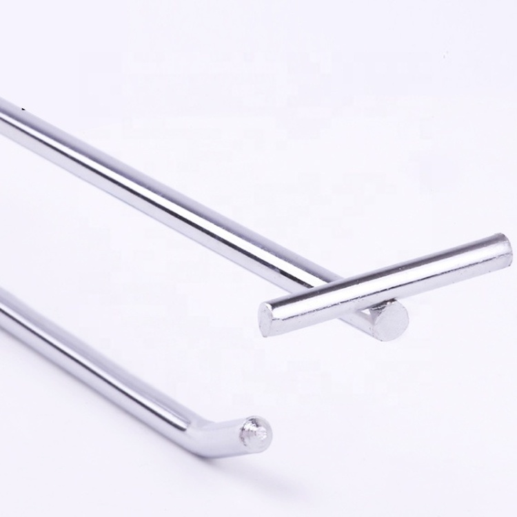 Supermarket pegboard hooks double line hook metal display peg hooks shop fitting accessories