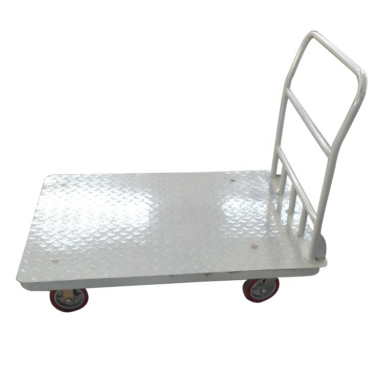 Logistic Cart Metal Tool Trolley Used in Supermarket and Warehouse Unfolding Tool Trolley