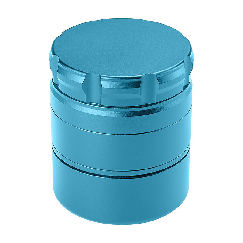 Wholesale 63mm 4 layer dry spice tobacco portable round herb grinder crusher 2.5 inch new design grinder for herb