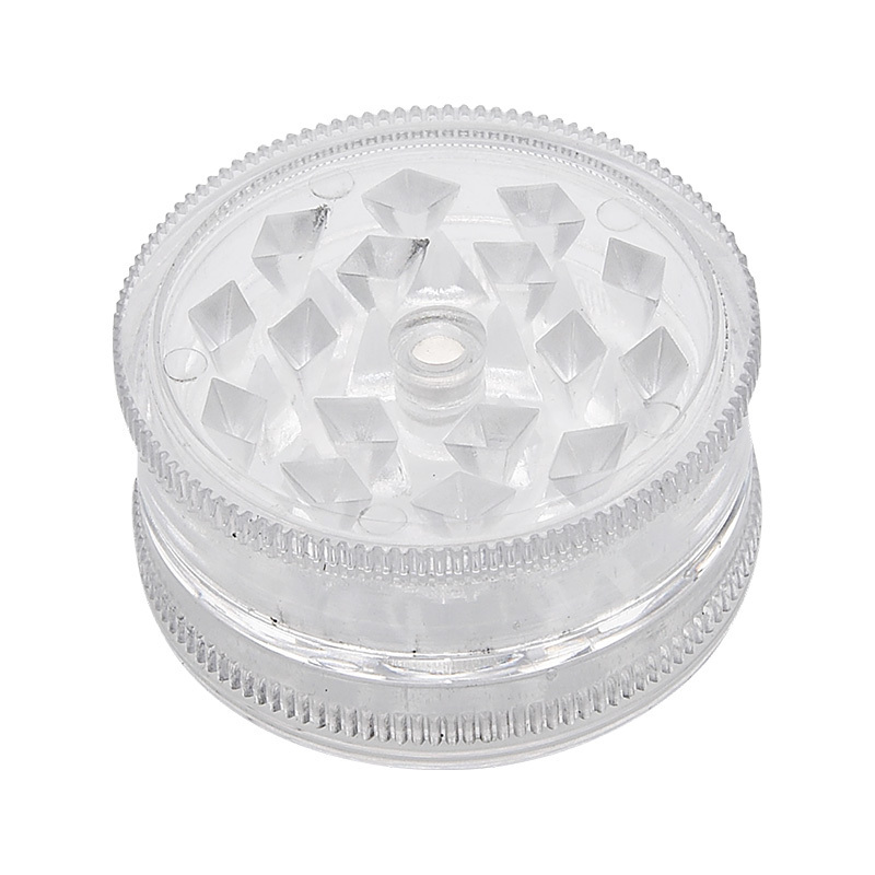 43*21mm With 3 Parts Plastic Hemp Grinder Convenient Wholesale Hemp Grinder Cheaper Price Plastic Tobacco Grinder