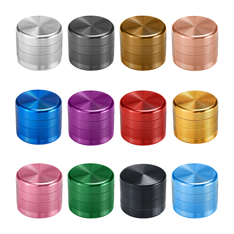 China wholesale tobacco crusher custom portable small mini aluminium herb grinder for smoking