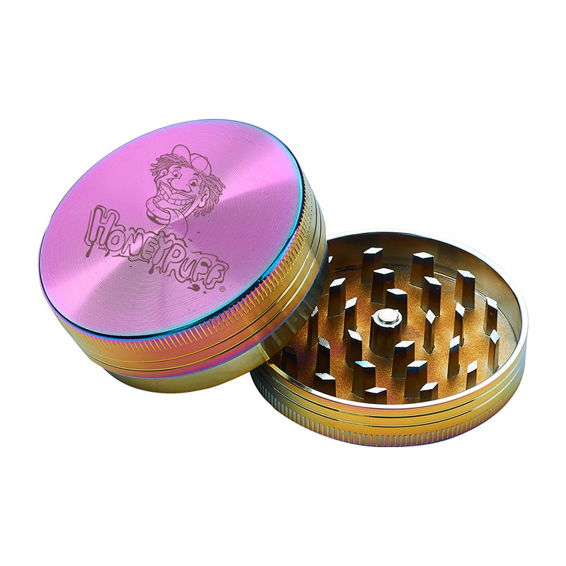 Wholesale Smoking Kit Metal Zinc Alloy Tobacco 40MM 2 Layer Custom Herb Grinder