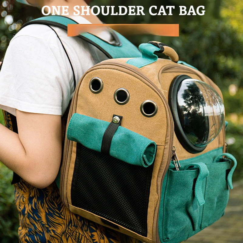 Travel Hiking Clear Bubble Space Capsule Pet Breathable Dog Backpack Carrier for Large Cats and Small Dog