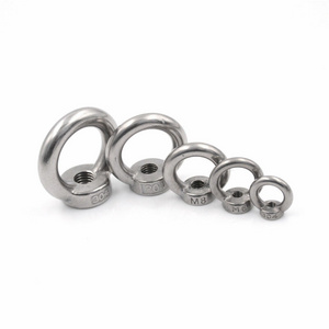 Factory Sale Imperial Metric Shoulder Eye Bolts Galvanized Steel Eyebolt With Nut