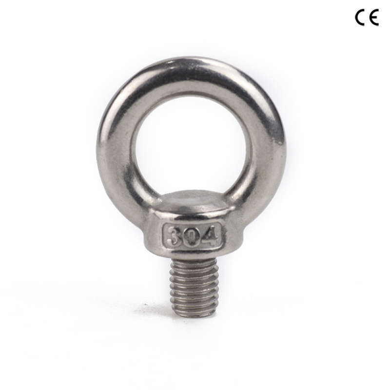 Factory Sale Imperial Metric Shoulder Eye Bolts Galvanized Steel Eyebolt With Nut