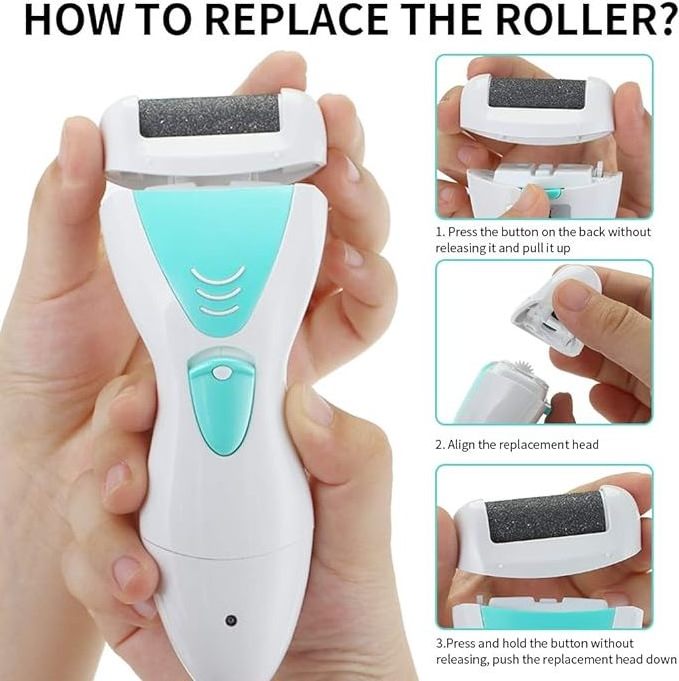 Rechargeable Best Selling Callus Scrubber Electronic Pedicure Foot File  Powerful Electric Foot Hard Skin Calluses Remover