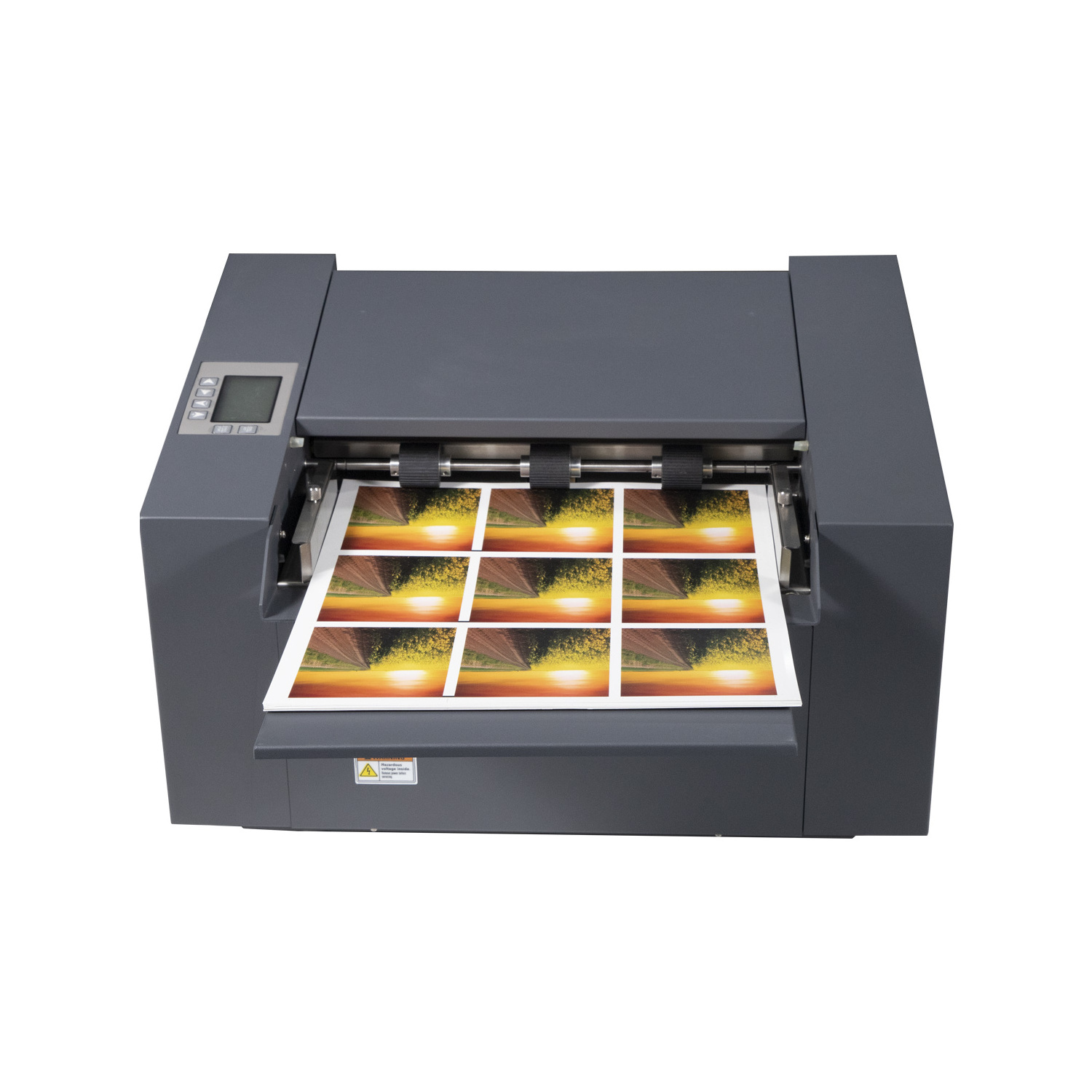 Automatic Paper Cutting Business Card FVisiting Card Cutter Machine with Creasing and Perforating