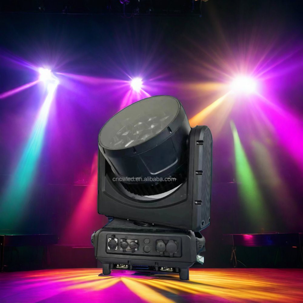 New Product 19X40W RGBW Waterproof Big Bee Eye Beam Wash Moving Head light Single LED Control IP65 Swinging Light