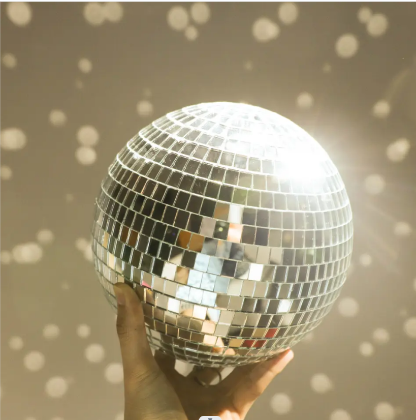 Chengwen 25cm,30cm,40cm,50cm100cm,150cm,Decoration glass ball bola de disco espelhada Disco de baile Christmas Mirror