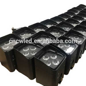 battery powered led par dmx / wireless battery powered led uplights / 4*18w wireless par light