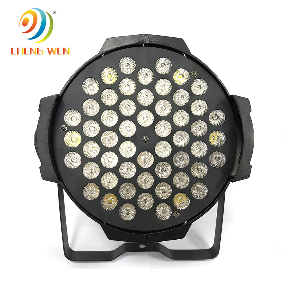 Wholesale new product LED stage lighting DMX 512 led flat par light 54 pcs*3w rgbw led par light