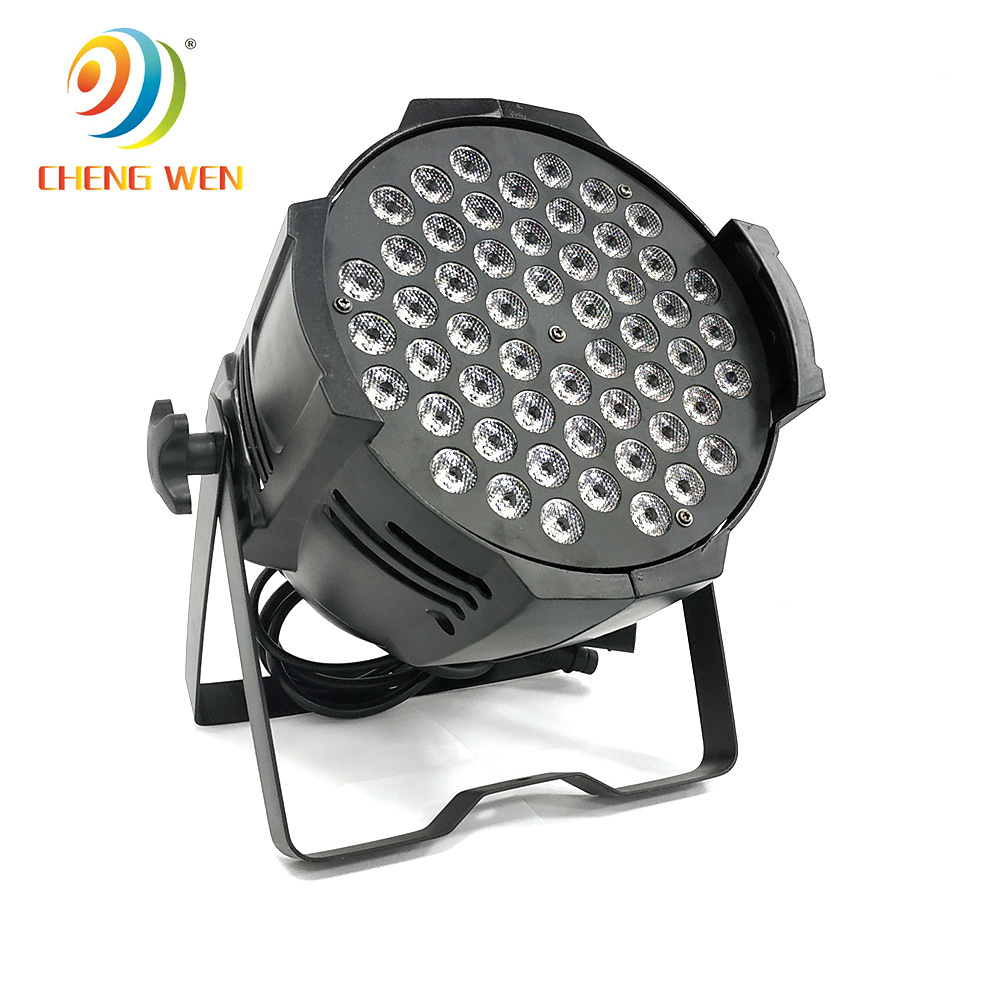 Wholesale new product LED stage lighting DMX 512 led flat par light 54 pcs*3w rgbw led par light