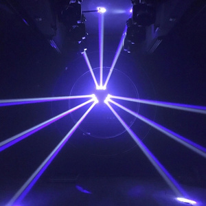 factory price  laser projector 3pcs*3 Spider Moving  Laser Lights for club party disco dj led stage light