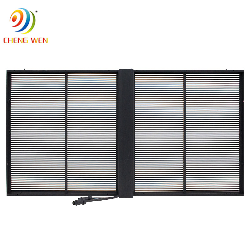 High brightness 3500nits retail stores glass transparent led display screen P3.91 P7.8  LED video display