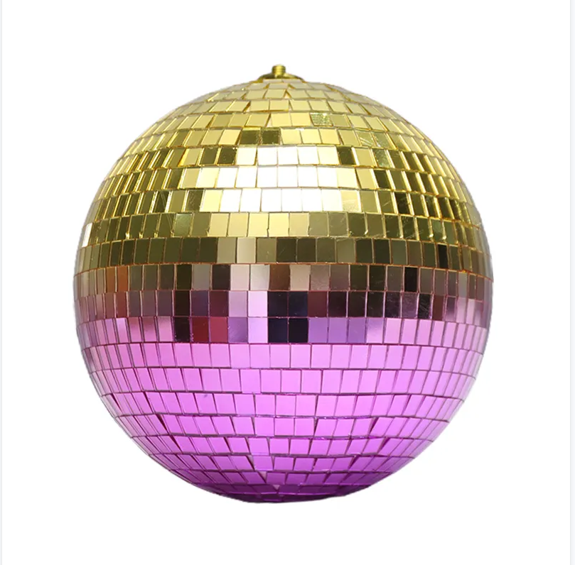 Chengwen 25cm,30cm,40cm,50cm100cm,150cm,Decoration glass ball bola de disco espelhada Disco de baile Christmas Mirror