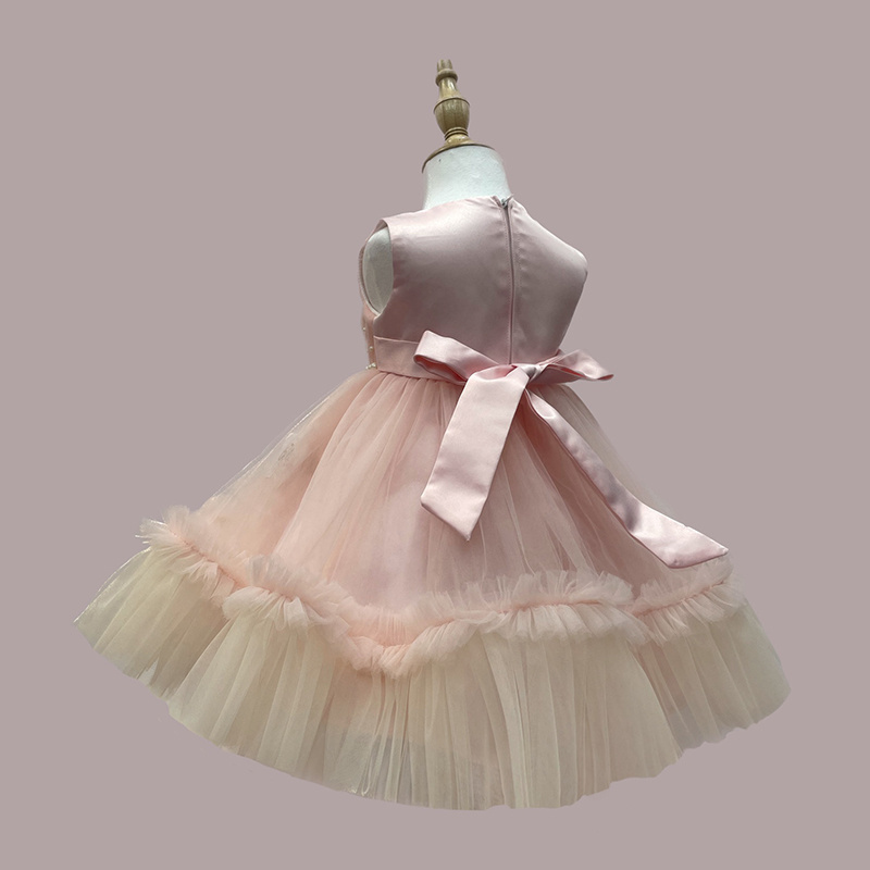 2024 Spring Summer New Arrivals Girls' Children's Fashion style Dress Princess Dress Girl's First Birthday Evening Dress