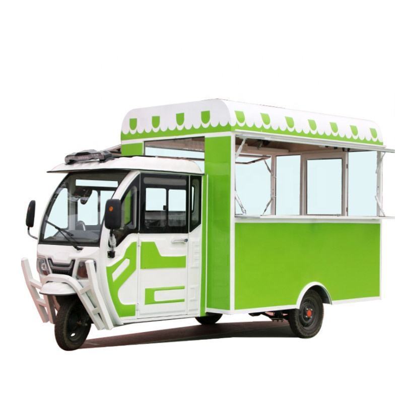 Fast Mobile Food Cart 3 Wheeler Food Electric Three Wheel Coffee Vend Tricycle Food Truck Multifunctional Provided PLC 400 1500W