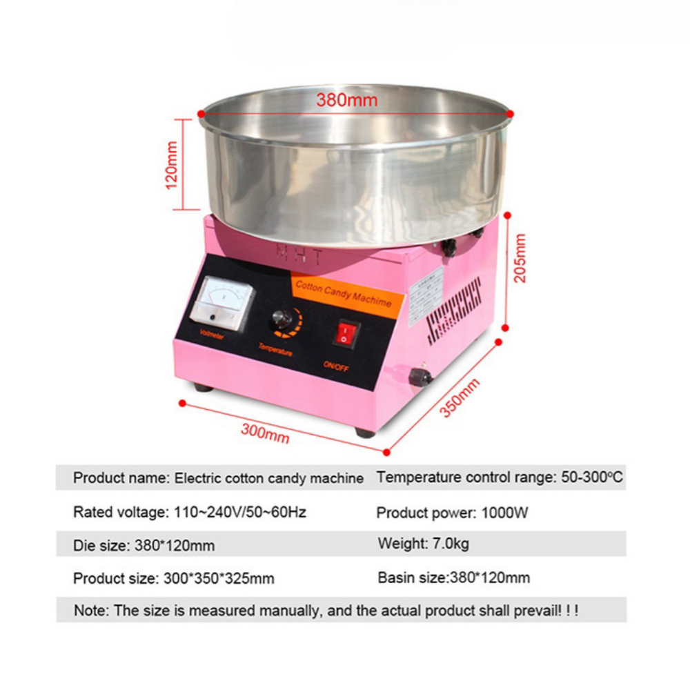 portable cotton candy machine net weight 7KG power 1KW cotton candy vending machine robot