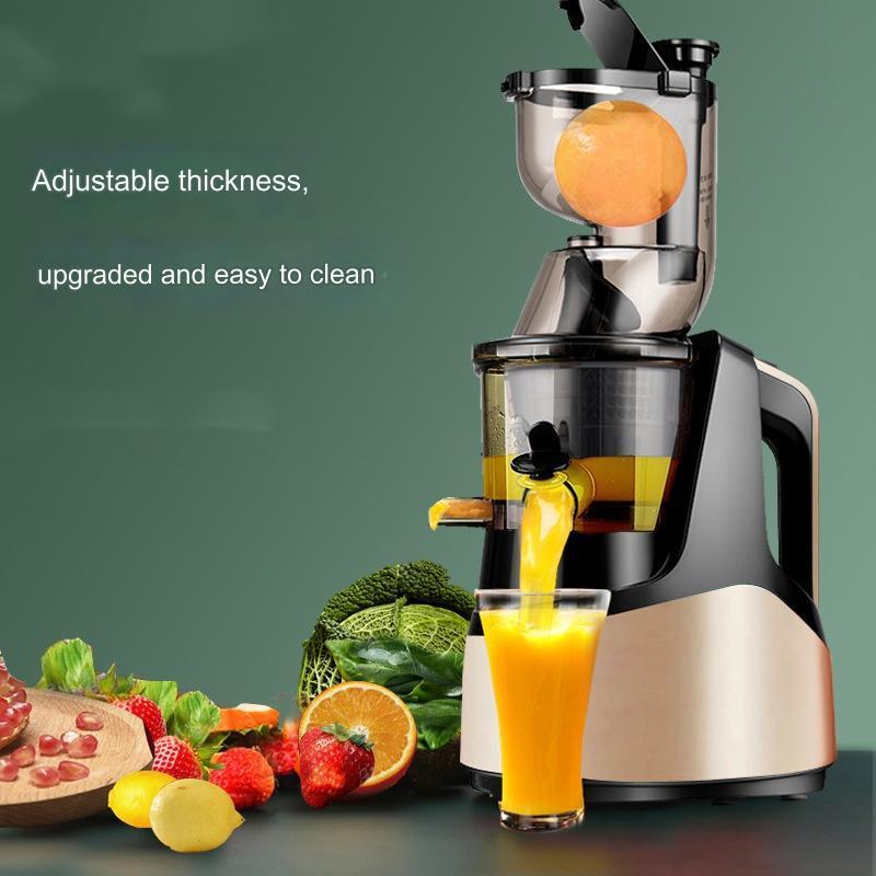 Fully automatic large diameter juicer 43 rpm  Slow Masticating Juicer Cold Press Extractor Machine