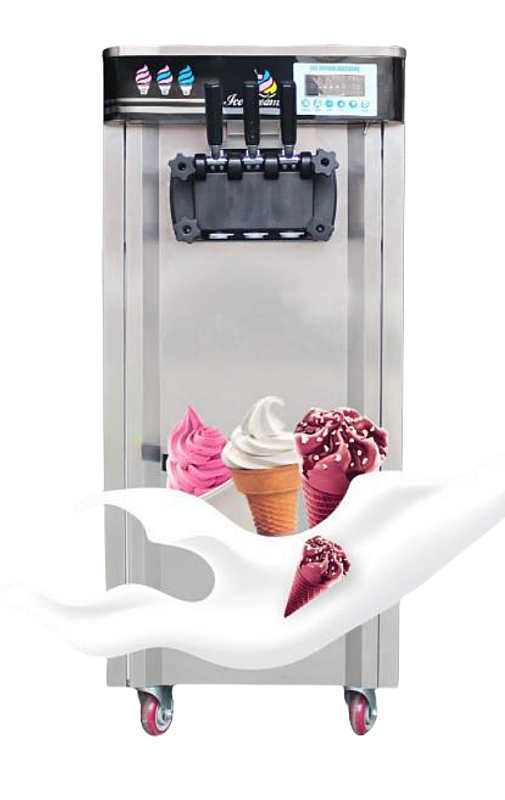 25L Large Capacity Soft Ice Cream Machine Commercial Soft Ice Cream Machine for Sale Stainless Steel Frozen Yogurt Machine