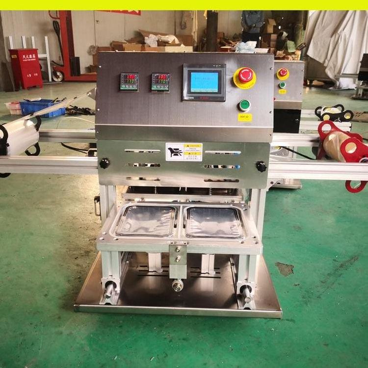 deli container sealing machine Power 1000W Shell material stainless steel 0.6CBM vaccum sealing machine