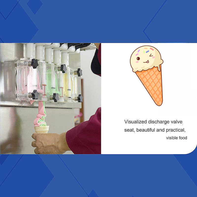 commercial ice cream machineEasy to operateStainless steel materialsoft ice cream machine