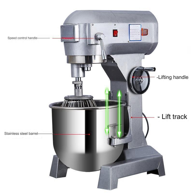 food mixer machines 20 liters large capacity fast speed voltage 220v cbm0.18 multifunctional mixer