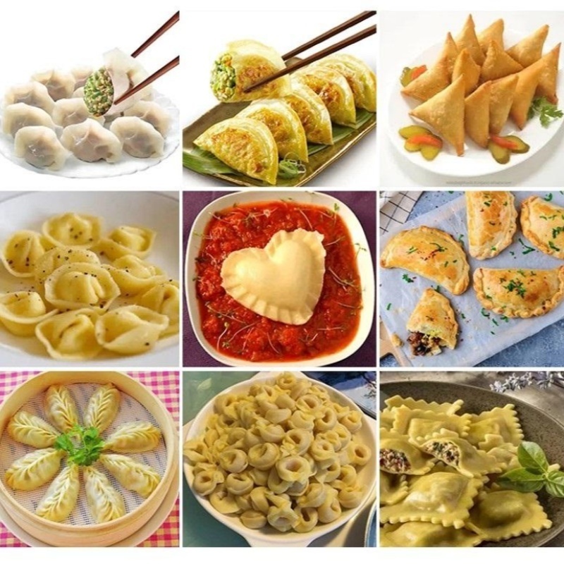 automatic mini dumpling machine empanada net weight 220KG volume 0.91cbm dumpling machine 2024