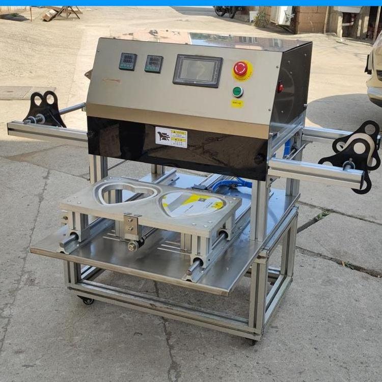 deli container sealing machine Power 1000W Shell material stainless steel 0.6CBM vaccum sealing machine