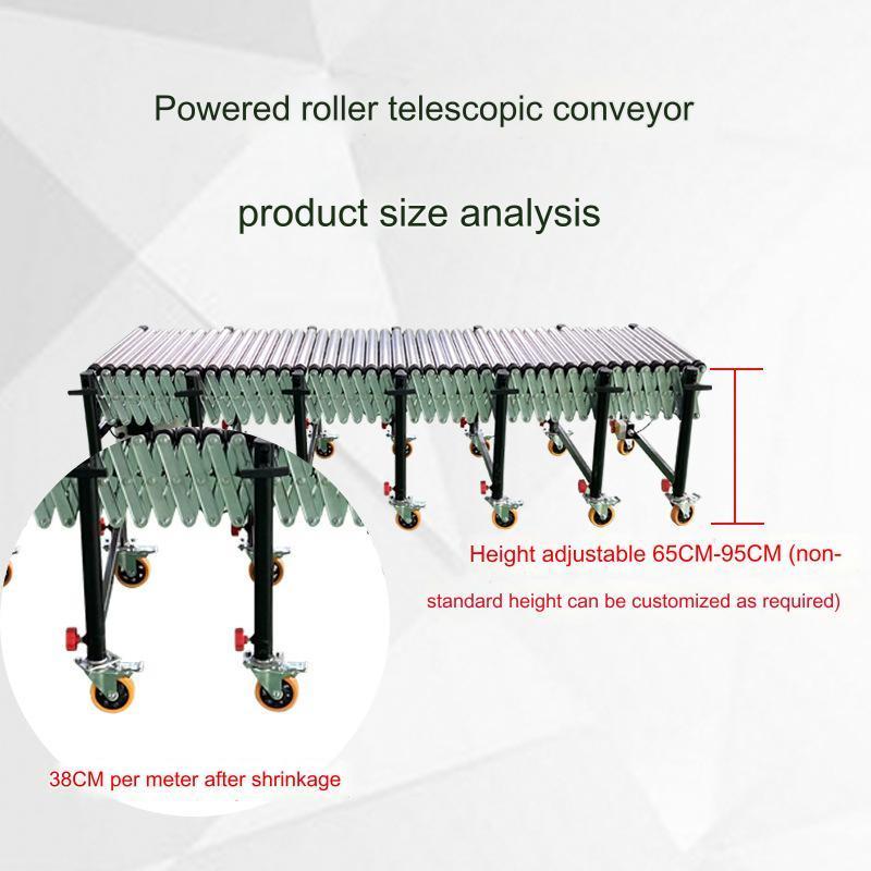 high qualityFlexible Gravity Roller ConveyorStrong load-bearing capacity conveyor belt  sell like hot cakes